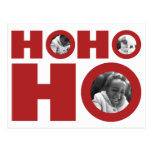 Ho Ho Holiday Photo Postcard