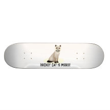 Hockey Cat Pissed Skate Board Decks