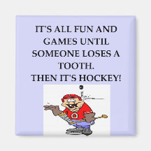 hockey joke magnet