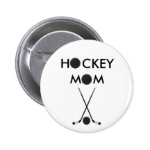 hockey mum button