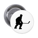 Hockey Pinback Button