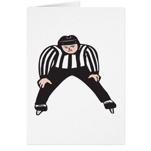 Hockey Referee Greeting Card