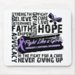 Hodgkin's Lymphoma Collage - Fight Like a Girl Mouse Pad