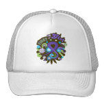 Hodgkin's Lymphoma Groovy Fight Like A Girl hats