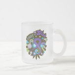 Hodgkin's Lymphoma Groovy Fight Like A Girl mugs