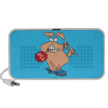 hogging the road pig cartoon travel speaker