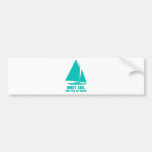 Hoist Sail and Stay On Course Bumper Sticker