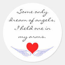 Holding angels sticker