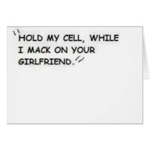 HOLDMYCELLBYJMCSRtwo Greeting Cards