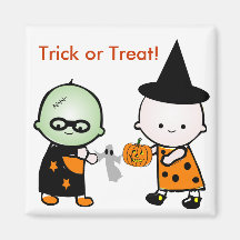 Holiday Babies Magnet - Halloween