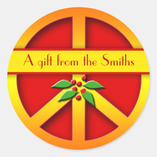 Holiday Canning Labels to Personalise Round Sticker