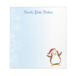 Holiday Christmas Penguin Notepads notepads