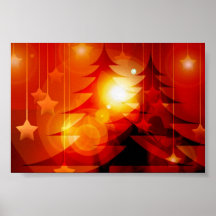 Holiday Christmas Tree Design Poster