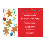 Holiday Cookie Party Custom Announcements