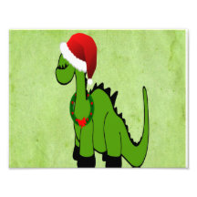 Holiday Dinosaur Photo Art