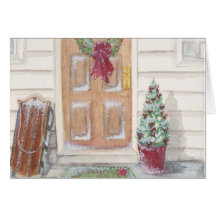 Holiday Doorstep Card