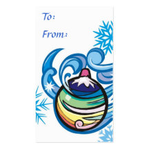 Holiday Gift Tag Business Card