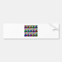 holiday greetings bumper sticker