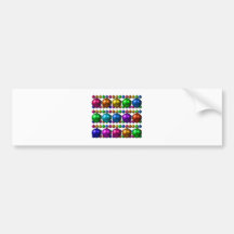 holiday greetings bumper sticker