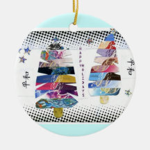 Holiday Kanji Ornaments