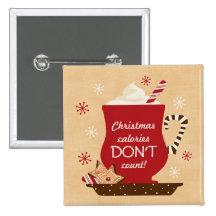 Holiday Mug Custom Button