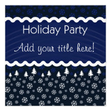 Holiday Party Invitaiton Announcement