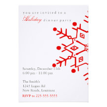 Holiday Party Personalized Invites