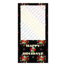 Holiday Pattern Brights Photo Card Template