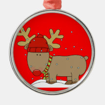 Holiday Reindeer Ornament