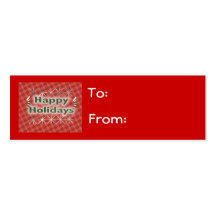 Holiday Stockings Business Card