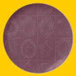 HOLIDAY SYMBOLS PLATE plates