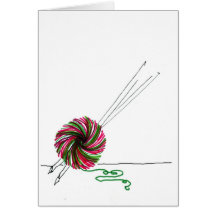 Holiday Yarns Greeting Card