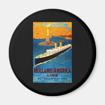 Holland America Line Rotterdam New York Magnets