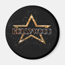 Hollywood Star Refrigerator Magnet