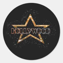 Hollywood Star Sticker