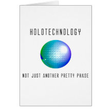 Holotechnology Greeting Card