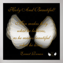 Holy And Beautiful ! Poster- Customise