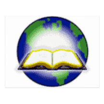 Holy Bible & Globe Postcards
