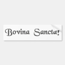 Holy cow! bumper stickers