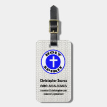 Holy Spirit Luggage Tag