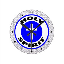Holy Spirit Round Wallclocks