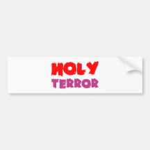holy terror auto sticker