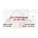 Home Builders Construction Architect Business Card