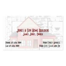 Home Builders Construction Architect Business Card