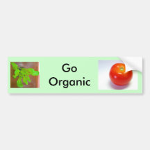 Home Grown Organic Tomato-LR, ButterCrunch-1, G... Bumper Sticker