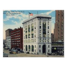 Home Savings Bank and Garrick Theatre Buildings De Art Photo