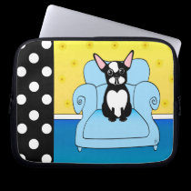 Home Sweet Home Boston Terrier Laptop Sleeve laptop sleeves