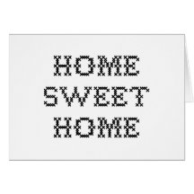 Home Sweet Home Greeting Card