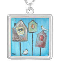 Home Tweet Home Personalized Necklace