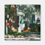 Home With Turquoise Shutters Magnet